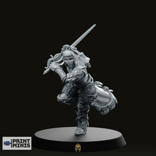 Noble Bodyguard Miniature -PrintMinis - We Print Miniatures