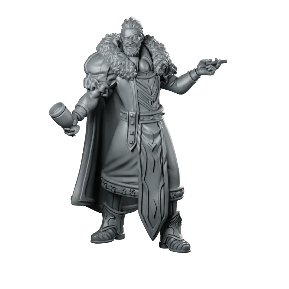Noble Men C Miniature Noble Tavernkeeper Miniature 360 Spin 01