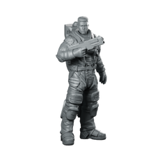 Nomad Done Miniature Trooper Operative Miniature 360 Spin 01