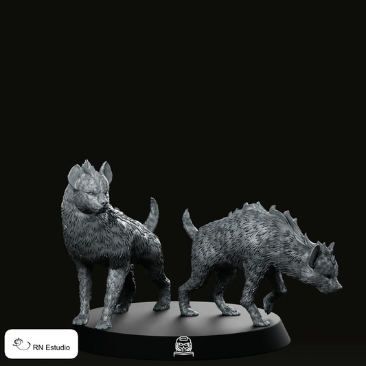 Nomsa Hyena Miniature - RN Estudio - We Print Miniatures