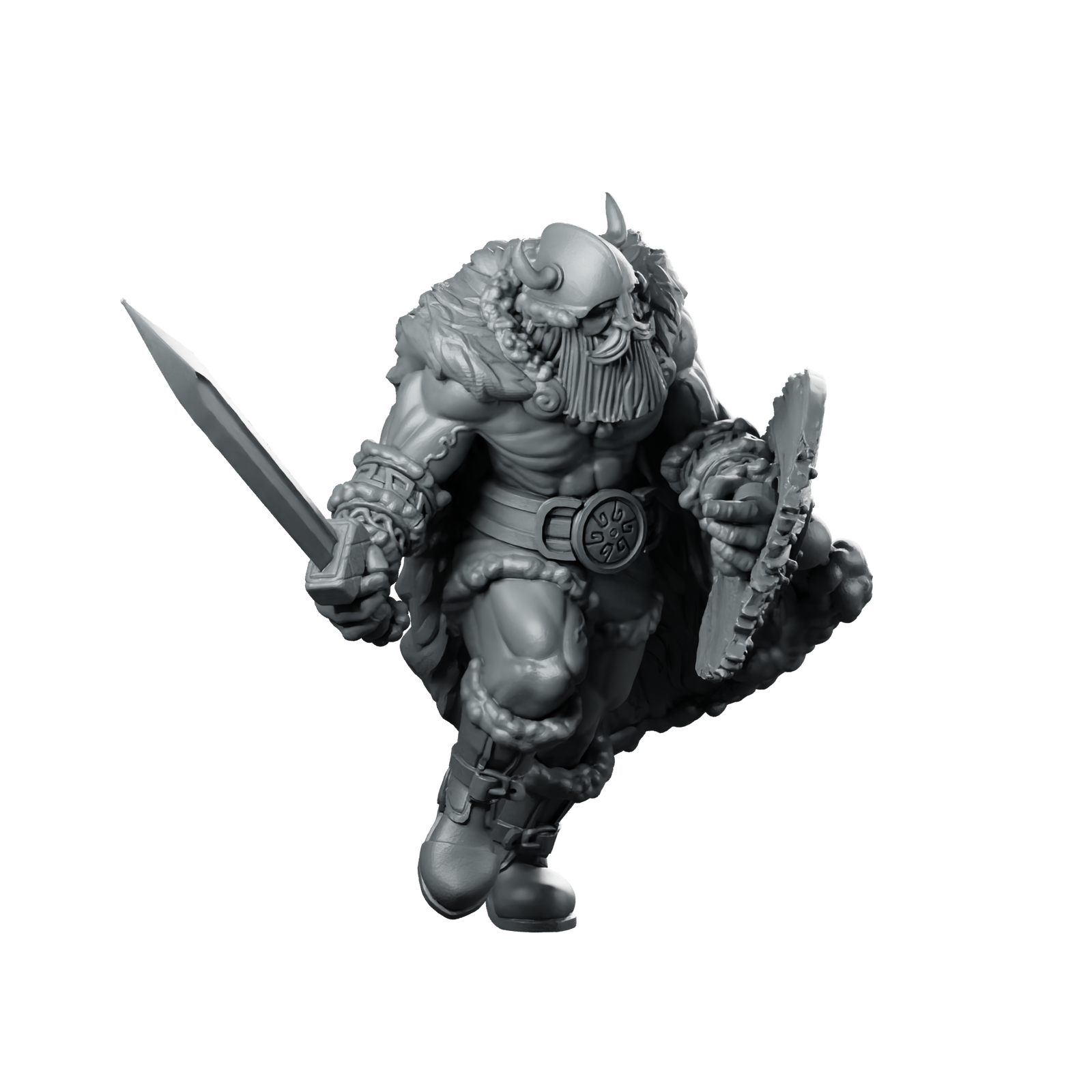 North Warrior Miniature Viking Warrior Miniature 360 Spin 01