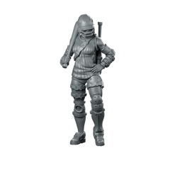 Nova Brickbat Cruz 01 Cyberpunk Miniature Female Brawler Miniature 360 Spin 01
