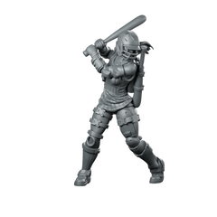 Nova Brickbat Cruz 02 Cyberpunk Miniature Slugger Miniature 360 Spin 01