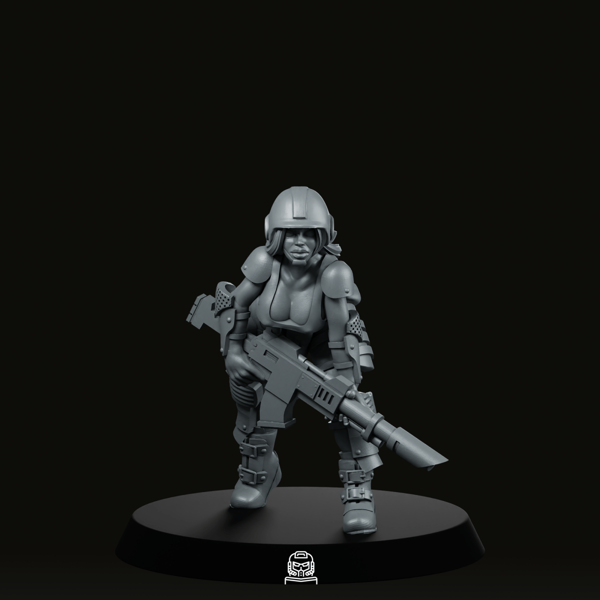 Nsfw Guardbabe Leaning Forward Miniatures - Across The Realms - We Print Miniatures