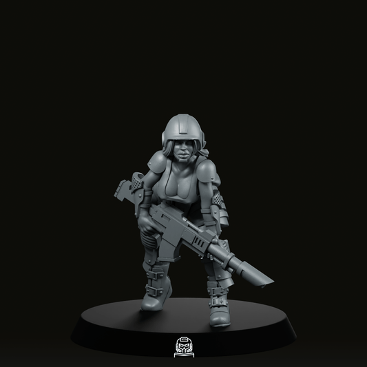 Nsfw Guardbabe Leaning Forward Miniatures - Across The Realms - We Print Miniatures