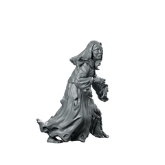 Nun Zombie 1 Miniature Zombie Nun Undead Miniature 360 Spin 02