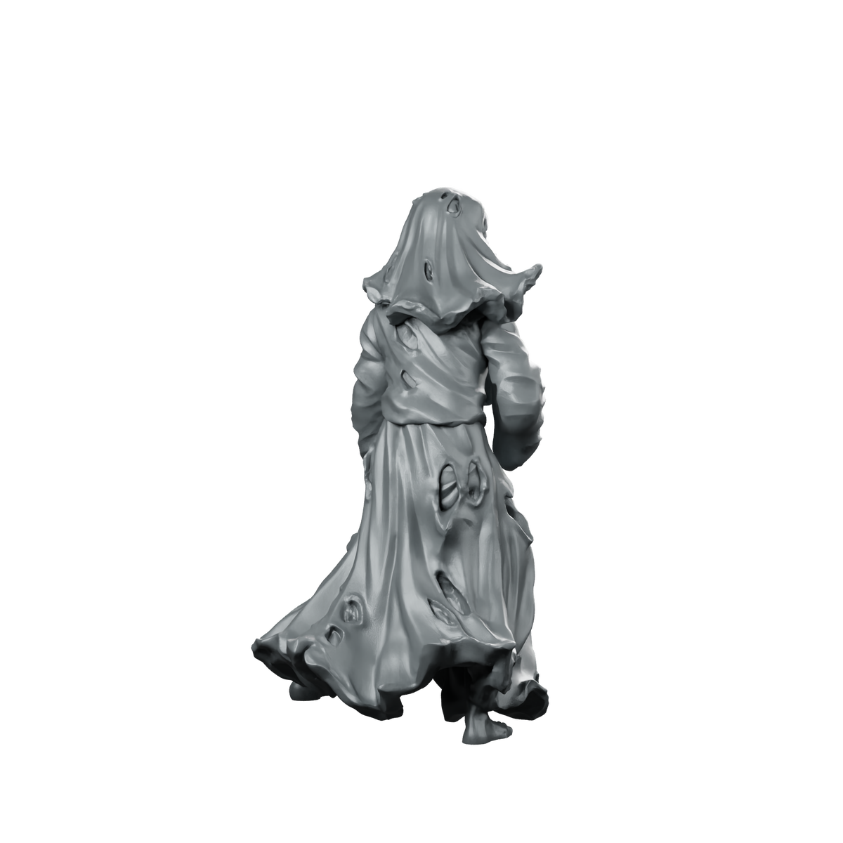 Nun Zombie 1 Miniature Zombie Nun Undead Miniature 360 Spin 04