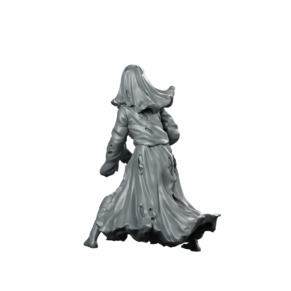 Nun Zombie 1 Miniature Zombie Nun Undead Miniature 360 Spin 05