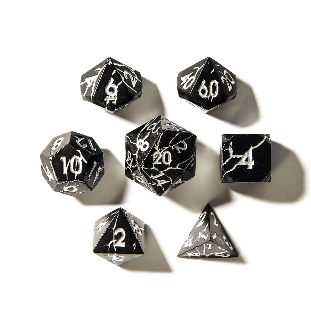 Obsidian Keeper | Solid Metal | 7 Piece Set - Tabletop Dominion - We Print Miniatures