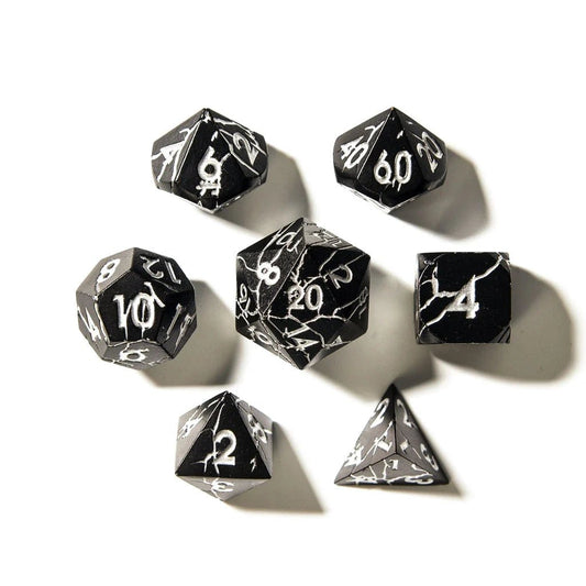 Obsidian Keeper | Solid Metal | 7 Piece Set - Tabletop Dominion - We Print Miniatures