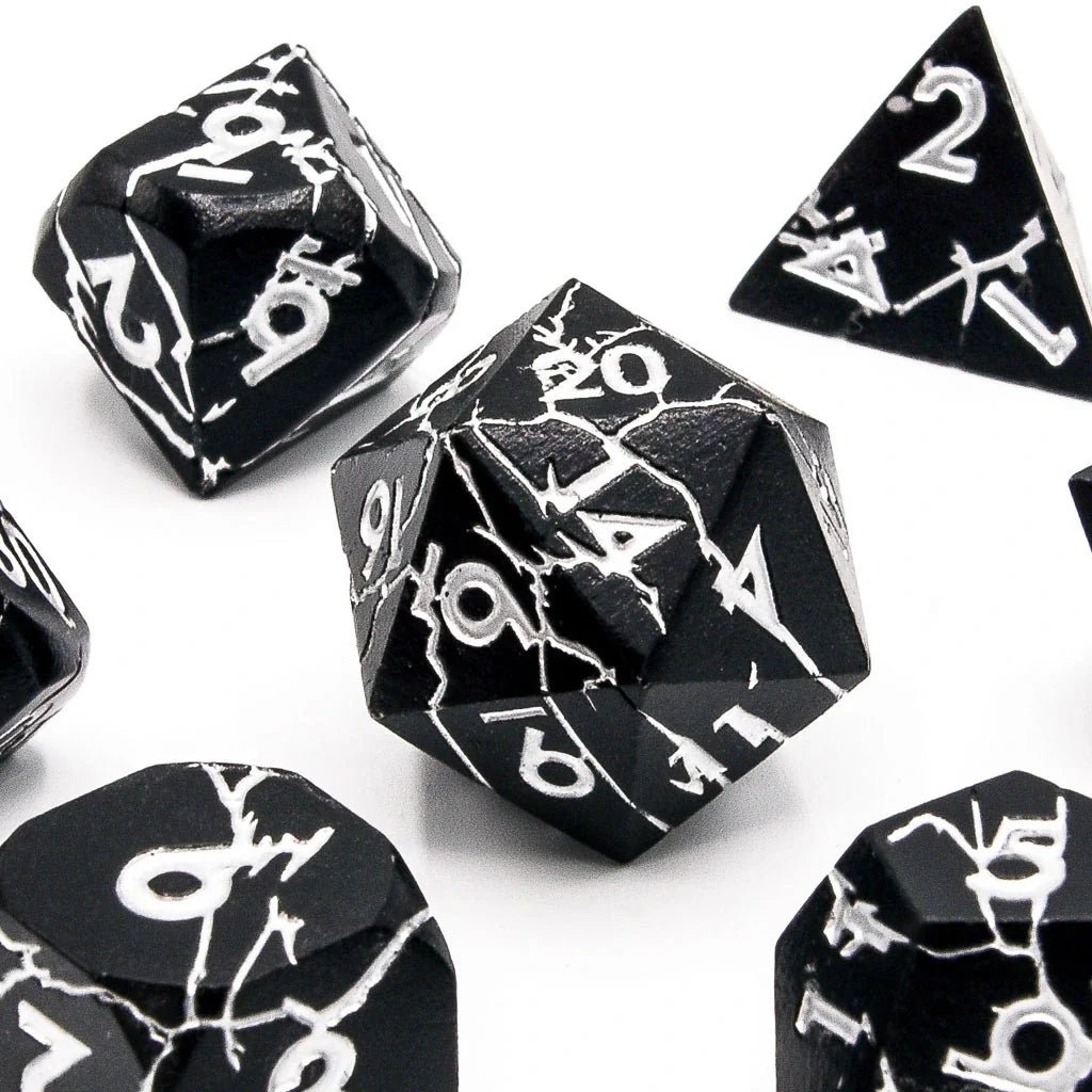 Obsidian Keeper | Solid Metal | 7 Piece Set - Tabletop Dominion - We Print Miniatures