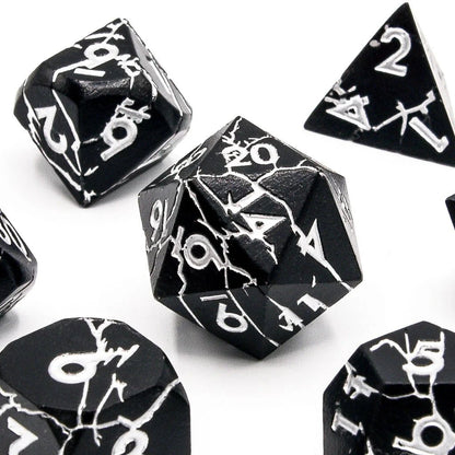 Obsidian Keeper | Solid Metal | 7 Piece Set - Tabletop Dominion - We Print Miniatures