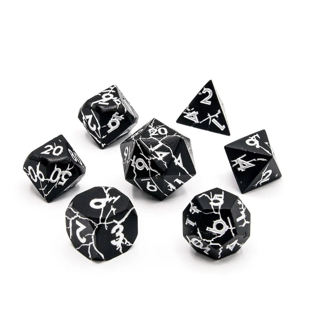 Obsidian Keeper | Solid Metal | 7 Piece Set - Tabletop Dominion - We Print Miniatures