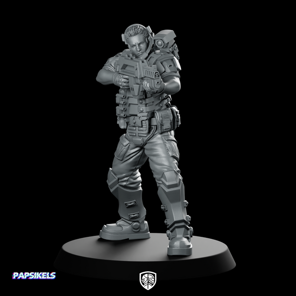 Oji Alkasid Marine Miniature Heavy Armored Sci-Fi