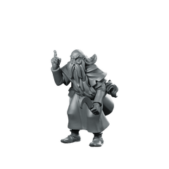 Old Druid Miniature Wise Wizard Staff - Vae Victis - We Print Miniatures
