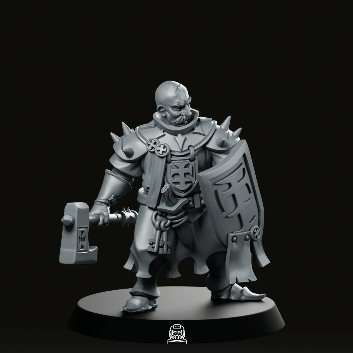 Old Inquisitor Miniature - Vae Victus Miniatures - We Print Miniatures