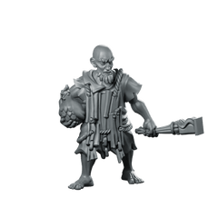 Old Man And His Chicken Miniature Fantasy NPC - Vae Victis - We Print Miniatures