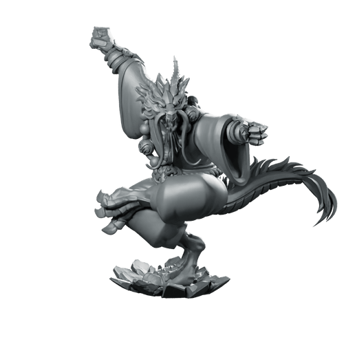 Oldmaster Dragon Miniature Fantasy Martial Arts Monk - CastNPlay - We Print Miniatures