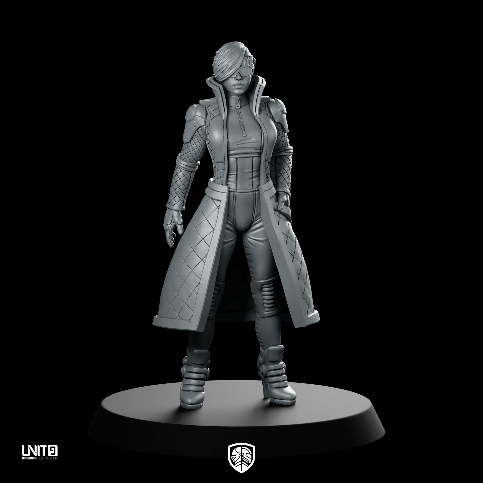 Olivia Bennett Miniature Stylish Cyberpunk Heroine Figure