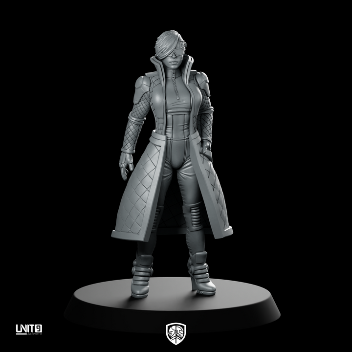 Olivia Bennett Miniature Stylish Cyberpunk Heroine Figure