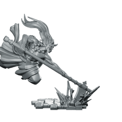 Oni Scythe B Product Render Miniature Oni - CastNPlay - We Print Miniatures