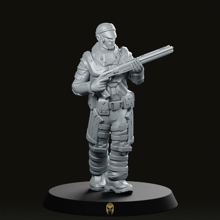 Operational Stuff 03 Cyberpunk Miniature Rebel Cop Operative