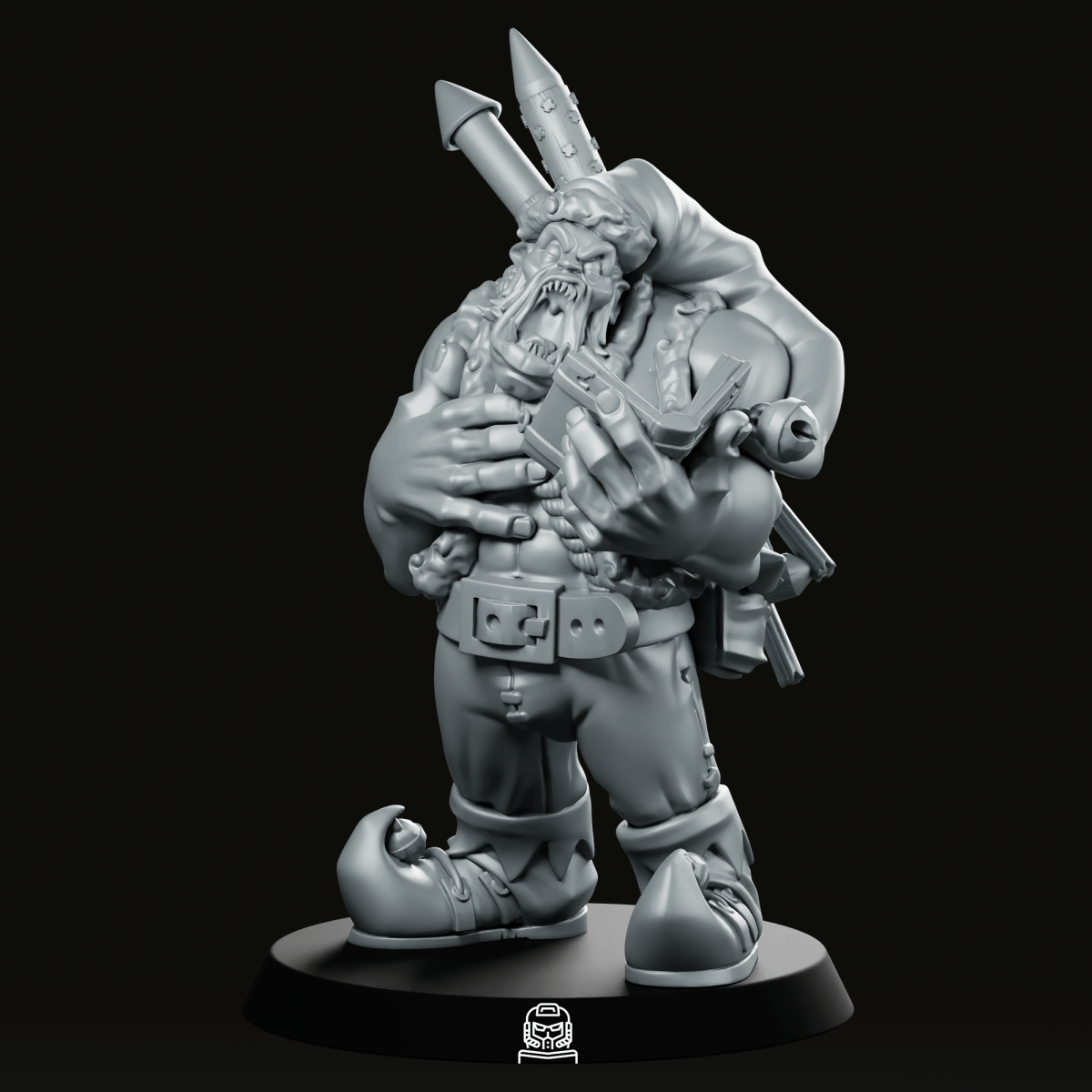 Orc Carol Singer Miniature - CastNPlay - We Print Miniatures