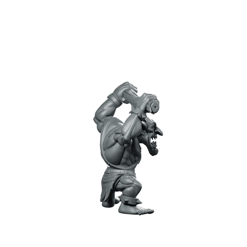 Orc Gretchins A Miniature Troll Brute - CastNPlay - We Print Miniatures
