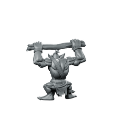 Orc Gretchins A Miniature Troll Brute - CastNPlay - We Print Miniatures
