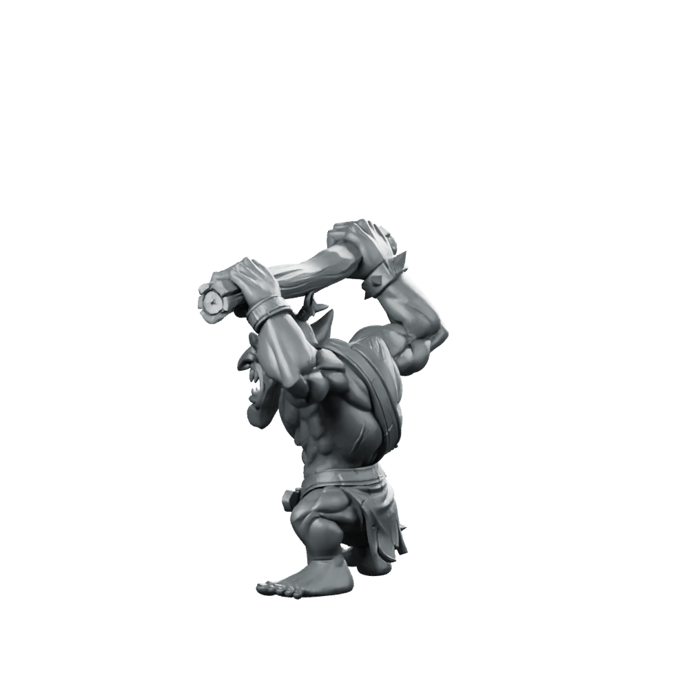 Orc Gretchins A Miniature Troll Brute - CastNPlay - We Print Miniatures