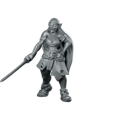 Orc Sailor Miniature Pirate Crew Swordfighter Resin - CastNPlay - We Print Miniatures