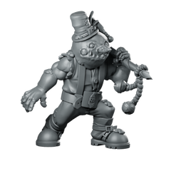 Orc Snowmask Miniature Winter Warrior Masked Enforcer Miniature 360 Spin 01