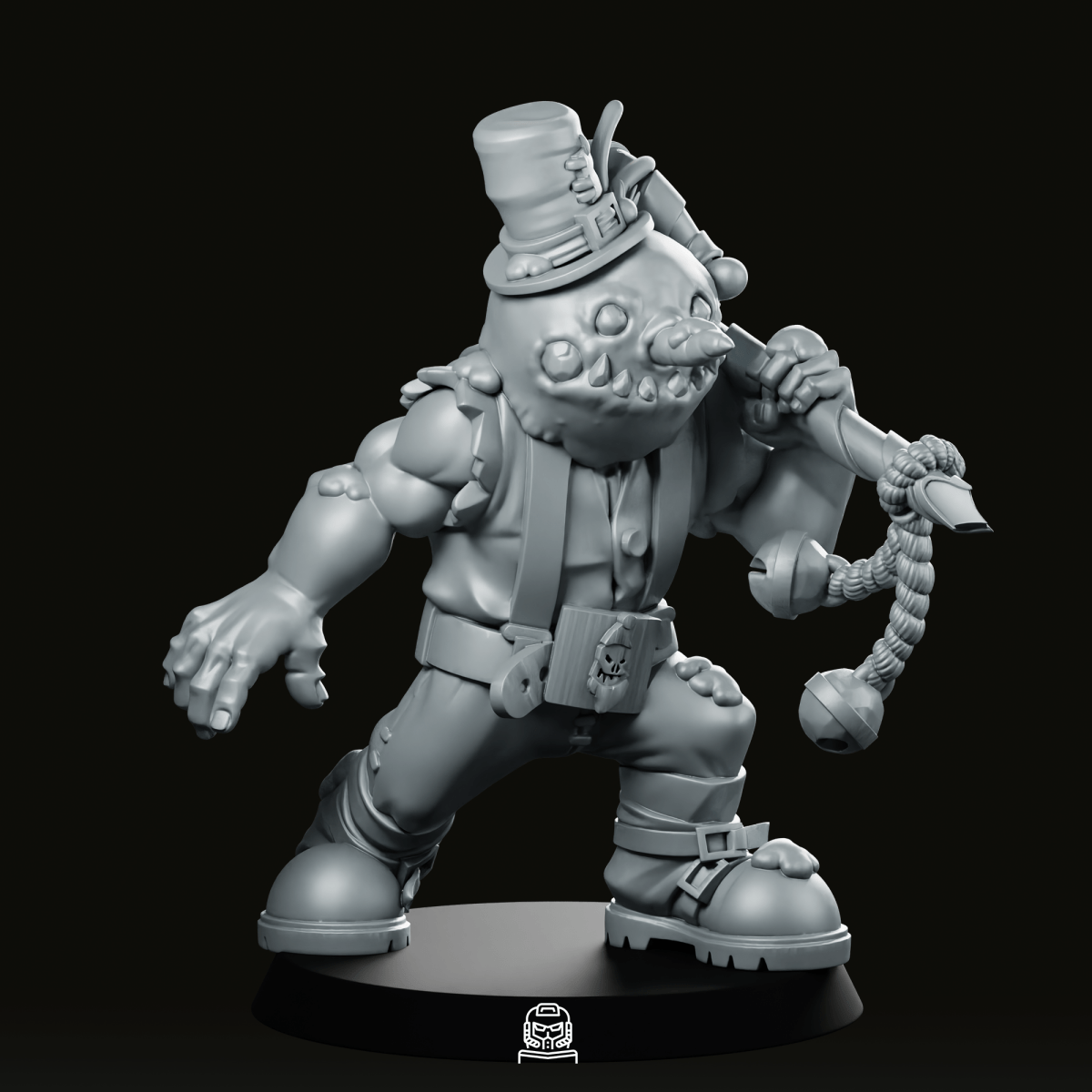Orc Snowmask Miniature - CastNPlay - We Print Miniatures