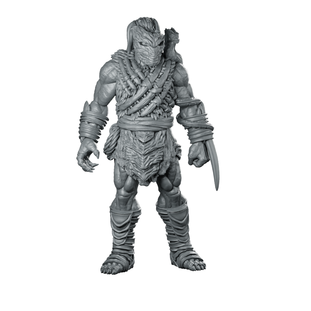 Organic Bio Armour Skull Hunter Dek 1 Miniature Miniature 360 Spin 01