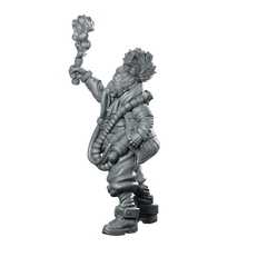 Orion Vex Pose 2 Cyberpunk Miniature Torch Miniature 360 Spin 01