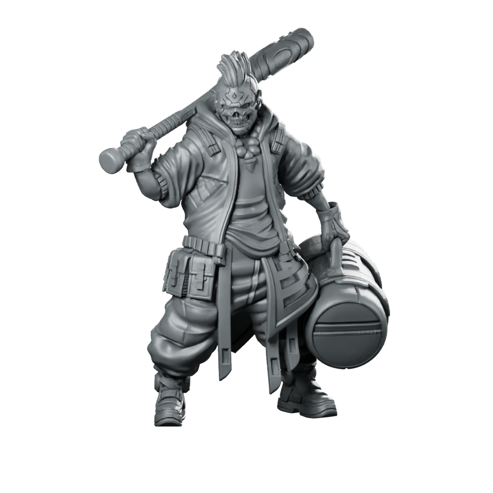 Orlando Johnson Street Prophet 1 Miniature Wasteland Nomad Miniature 360 Spin 01