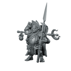 Orvyn Halfling Miniature Armoured Warrior RPG Tabletop - RN Estudio - We Print Miniatures