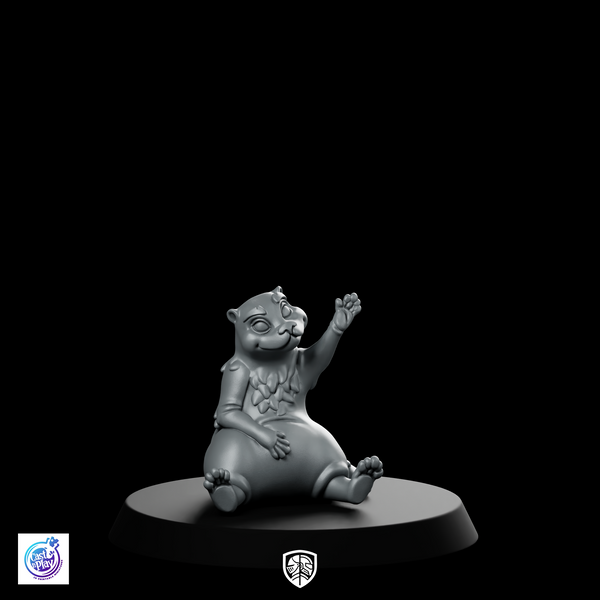 Otter Otto Bare A Companion Miniature Undercover