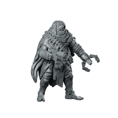 Outcast Ashwaste Ravager Miniature Cloaked Sci-Fi Raider Miniature 360 Spin 02