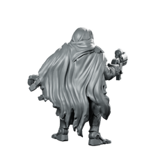 Outcast Ashwaste Ravager Miniature Cloaked Sci-Fi Raider Miniature 360 Spin 05