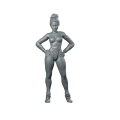 Outerland Sexy Pampam Flores A Female Pinup Miniature 360 Spin 01
