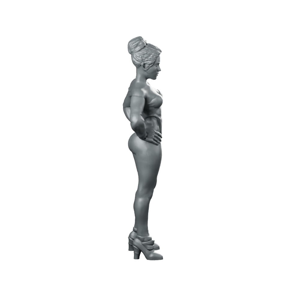Outerland Sexy Pampam Flores A Female Pinup Miniature 360 Spin 03