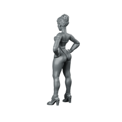 Outerland Sexy Pampam Flores A Female Pinup Miniature 360 Spin 06