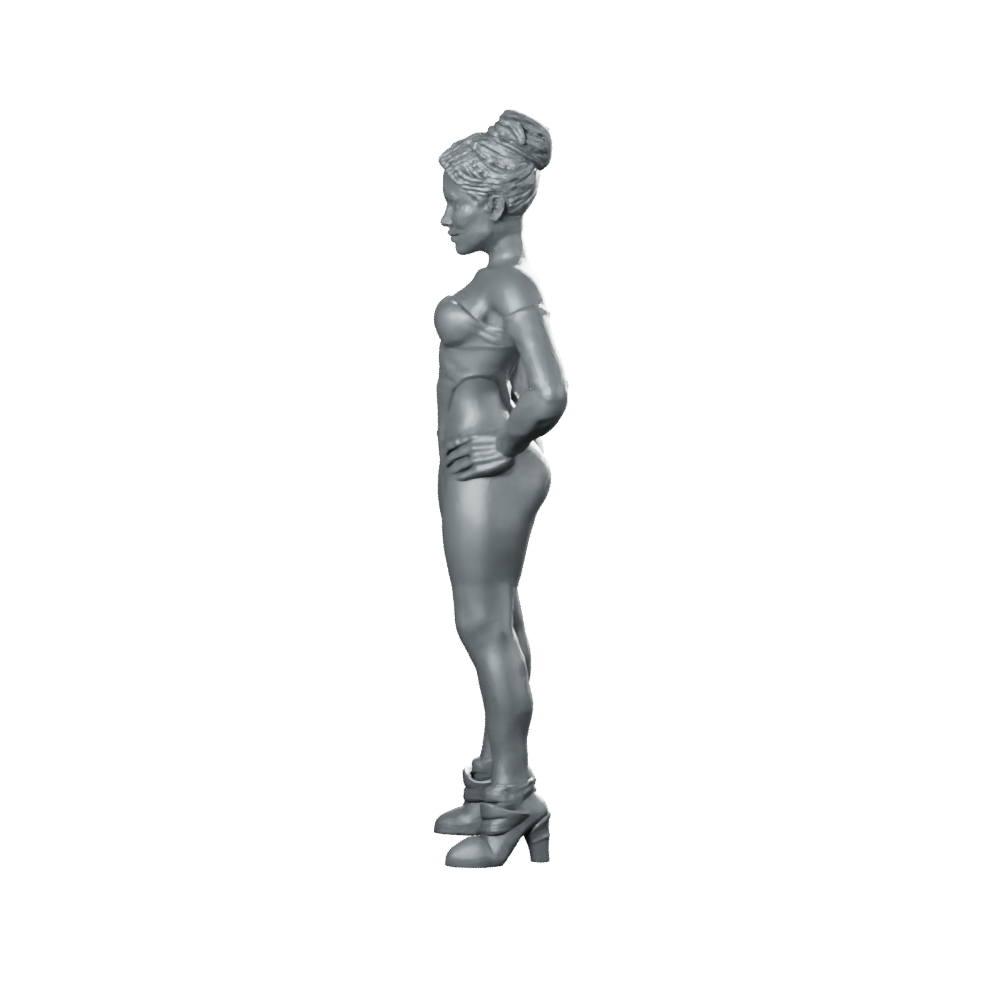 Outerland Sexy Pampam Flores A Female Pinup Miniature 360 Spin 07