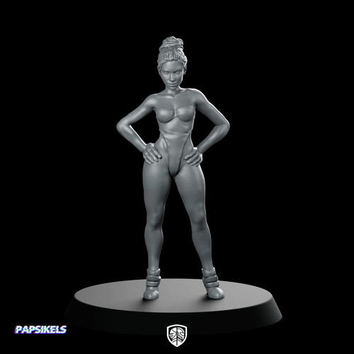 Outerland Sexy Pampam Flores. B Female Civilian - Papsikels Miniatures - We Print Miniatures