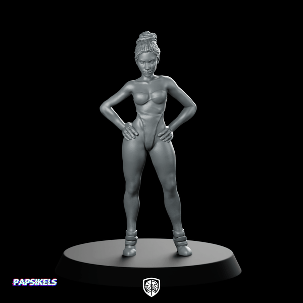 Outerland Sexy Pampam Flores. B Female Civilian - Papsikels Miniatures - We Print Miniatures