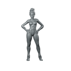 Outerland Sexy Pampam Flores A Female Pinup Miniature 360 Spin 01