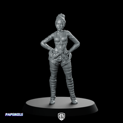 Outerland Solo Pampam Flores Operative Female - Papsikels Miniatures - We Print Miniatures