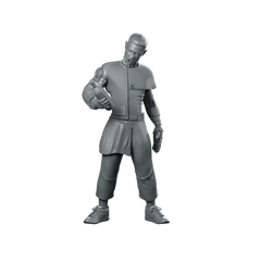 Owen Mitchell Miniature Sci-Fi Humorous Character Resin Miniature 360 Spin 01