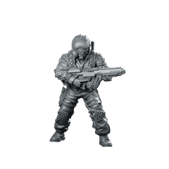 Owlf Operative Fire Team Member 2 Miniature Tactical - Papsikels Miniatures - We Print Miniatures